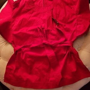 Ralph lauren top red size L NWT